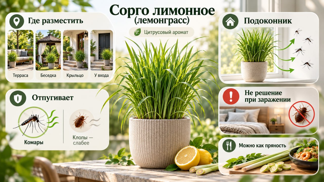 Сорго лимонное